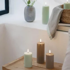 Uyuni Lighting Lys & Duftlys-LED Pillar Candle 10 cm,