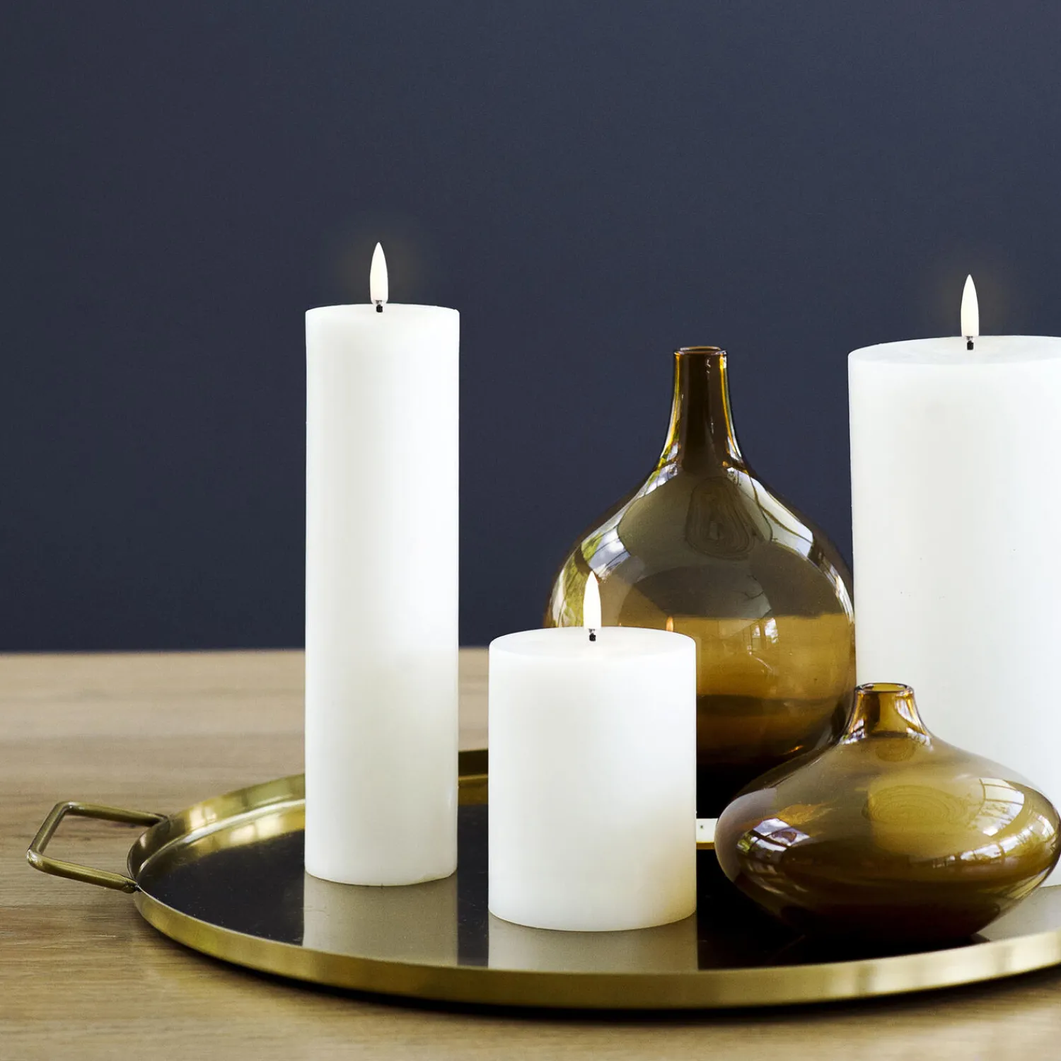 Uyuni Lighting Lys & Duftlys * LED Pillar Candle 22 cm,