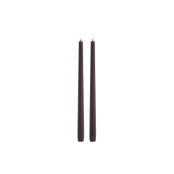 Uyuni Lighting Lys & Duftlys * LED Slim Taper Candle 32 cm 2 pcs,