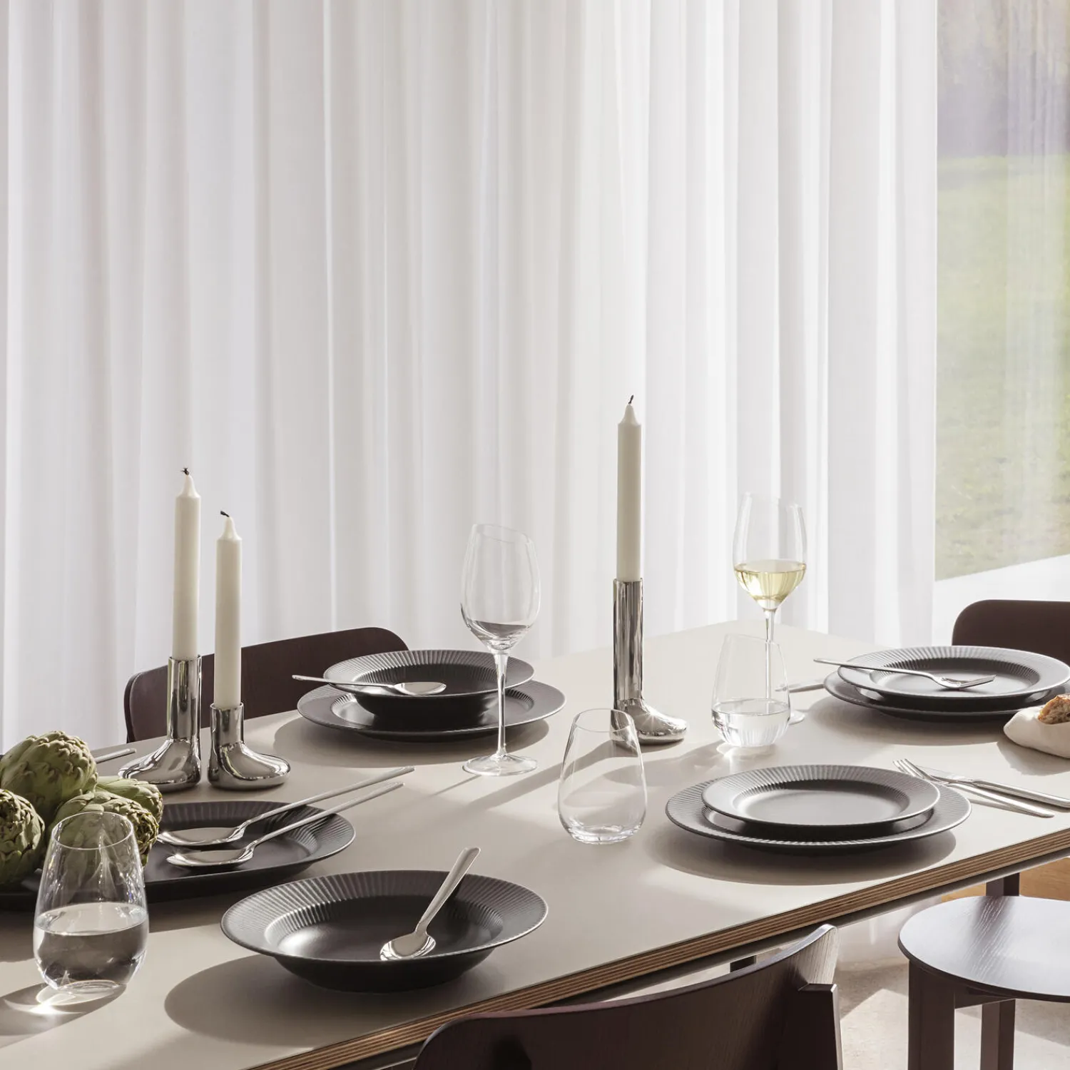 Eva Trio Tallerkener * Legio Nova Middagstallerken 25 cm,