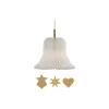 LE KLINT Pynt * 193 Golden Bell pendel, hvid