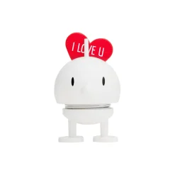 Hoptimist Figurer & Glaskunst-Love Bumble, white