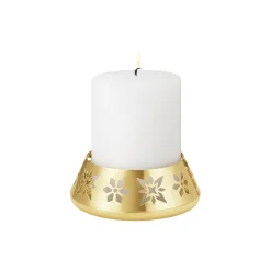 Georg Jensen Lysestager * 2024 Lysestage til bloklys, guld