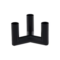 Uyuni Lighting Lysestager-Matrix Mini Taper Candleholder 3 Arm, matte black