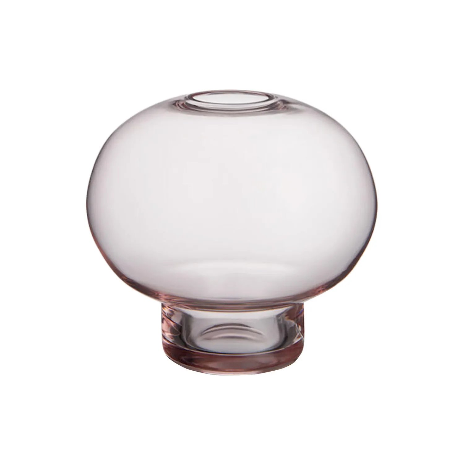 Orrefors Vaser * Midsummer Red Clover Mini vase 8,2 cm, pink