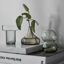 Orrefors Vaser-Midsummer Water Avens Mini vase 8,2 cm, brown