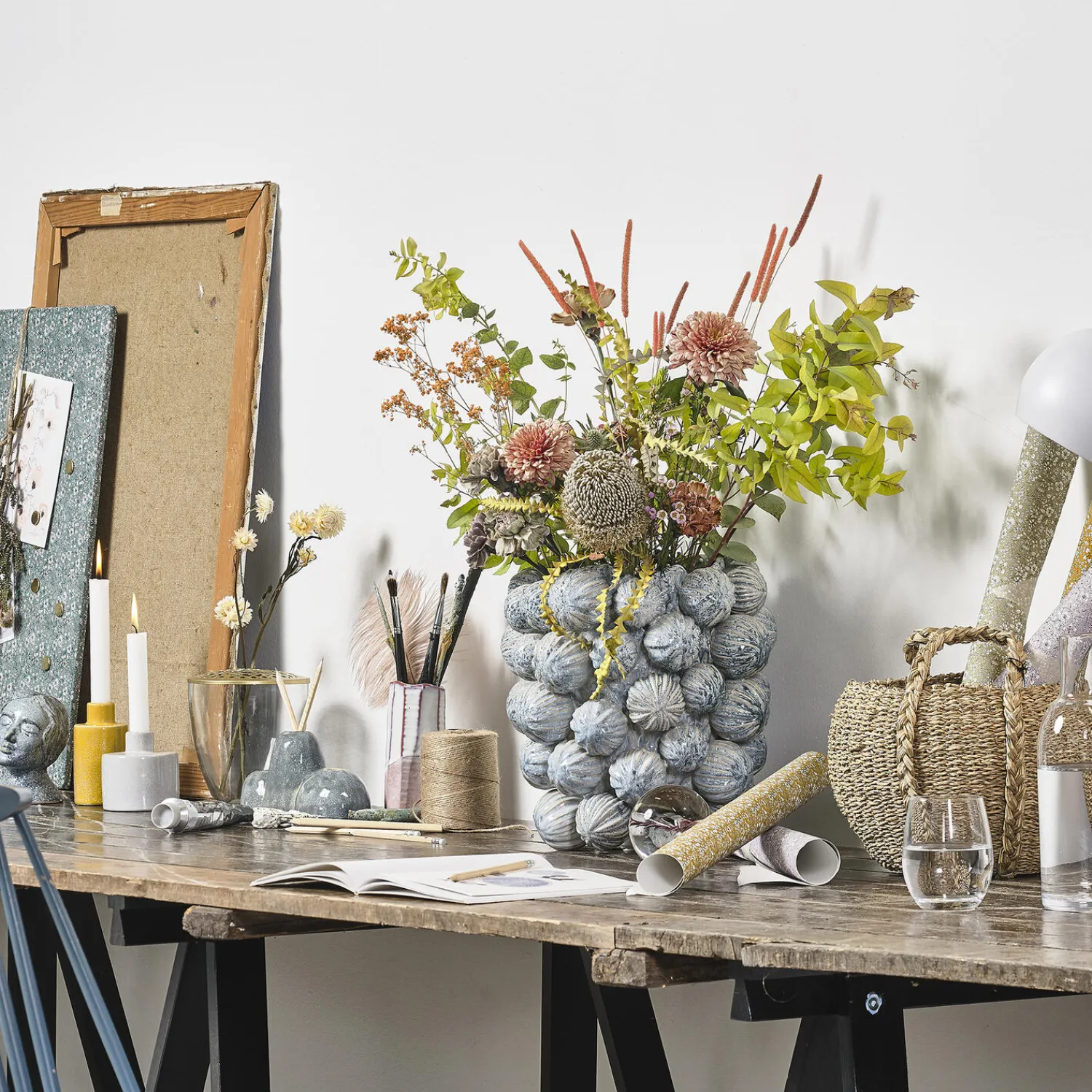 Villa Collection Vaser-Molde vase/skjuler, ballad blue