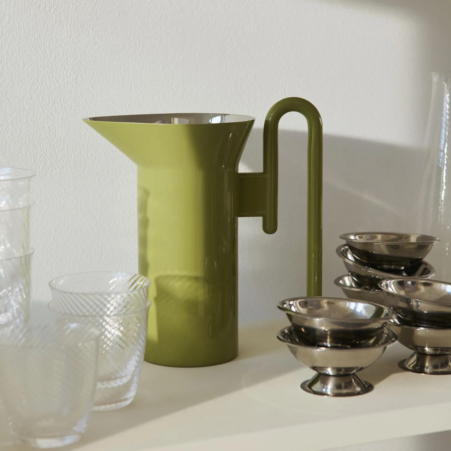 &Tradition Kander & Karafler-Momento JH38 Jug, pistachio