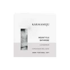 Dame Karmameju Nattøj & Loungewear|Badekåber-MOUNT FUJI fleece bathrobe, light grey