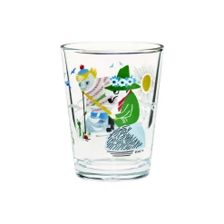 Moomin Arabia Glas * Mumi Drikkeglas 22 cl Fiskeri