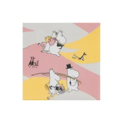 Moomin Arabia Bordtekstiler|Køkkentekstiler * Mumi papirservietter Familietid