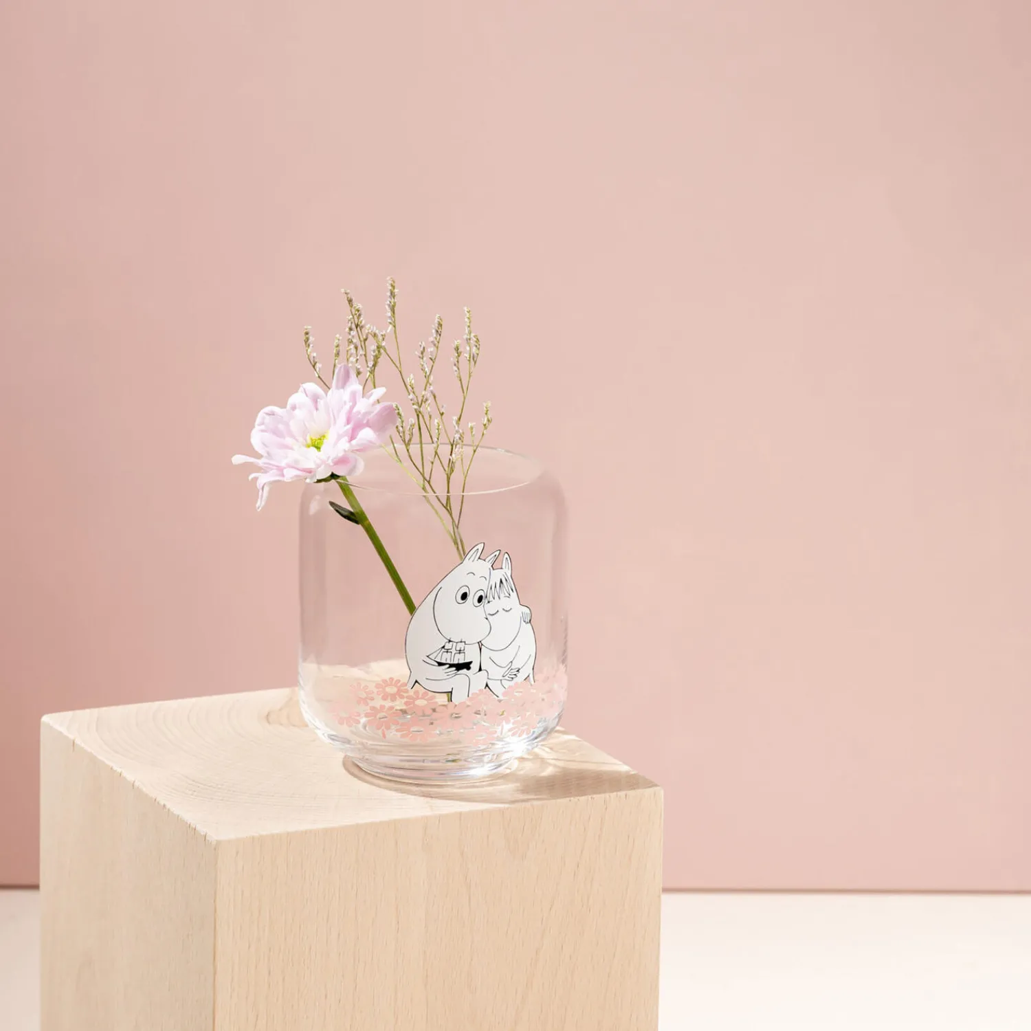 Muurla Lysestager-Mumi Sammen fyrfadslys/vase