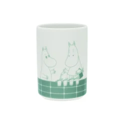 Moomin Arabia Badeværelsesudstyr-Mumi tandbørsteholder Badetid