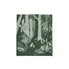 Moomin Arabia Plaider * Mumi uldtæppe, grøn