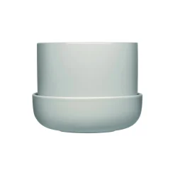 Iittala Botanik-Nappula urtepotte med underskål lille, lyse