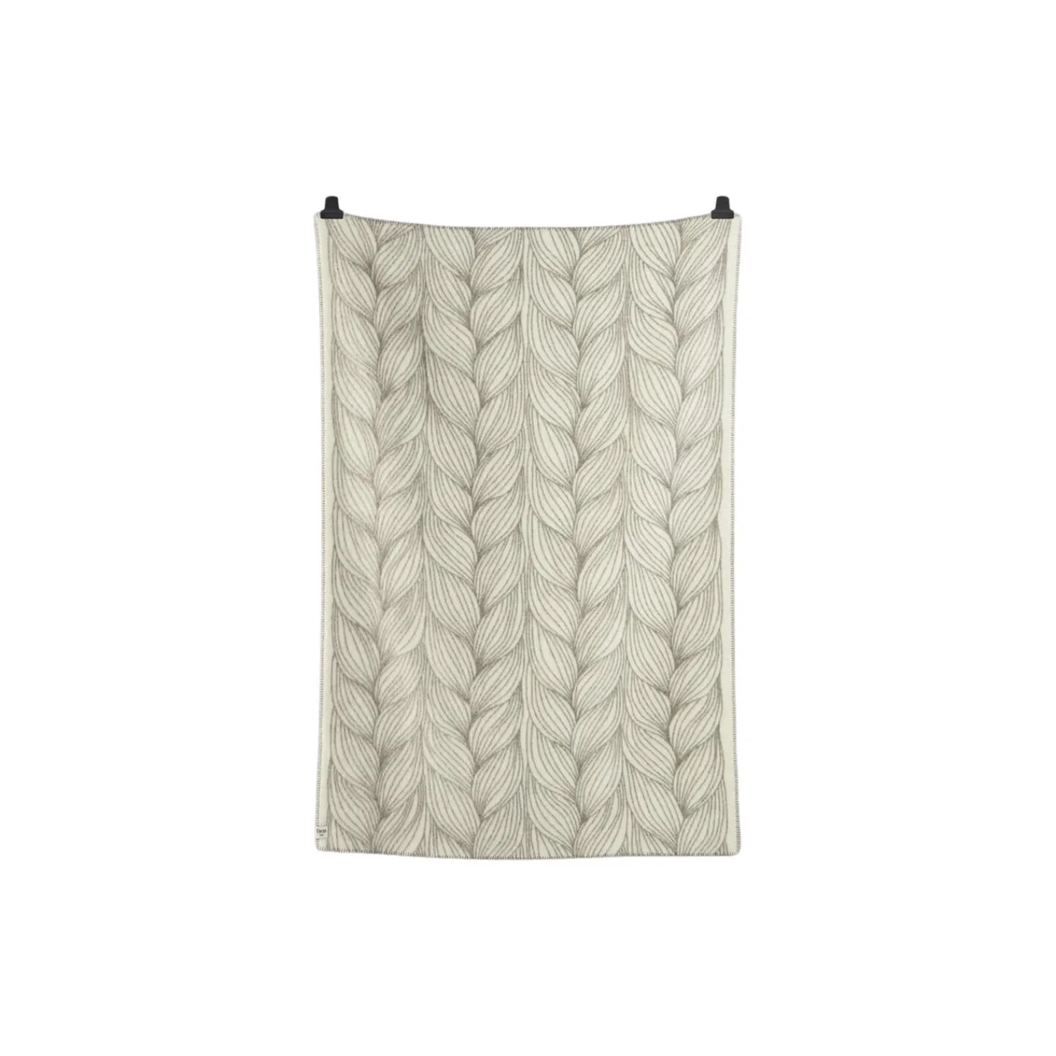 Røros Tweed Plaider-NATURPLEDD Half Size Throw, flette