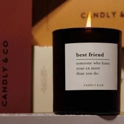Candly & Co Lys & Duftlys-No. 4 Candle, BEST FRIEND Someone who hates your ex more than you do