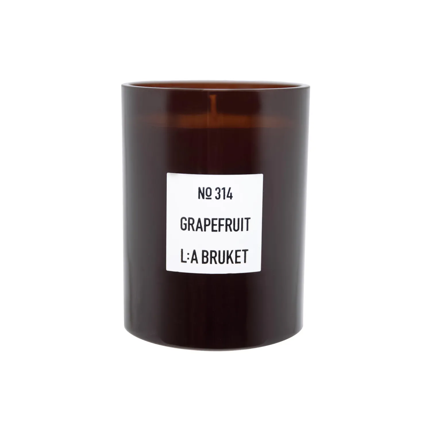 L:a Bruket Lys & Duftlys-No. 314 Candle, grapefruit