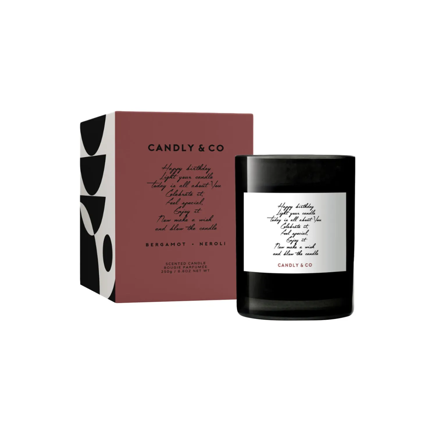 Candly & Co Lys & Duftlys-No. 5 Candle, Happy Birthday…
