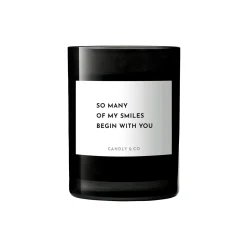 Candly & Co Lys & Duftlys-No. 6 Candle, So many of my smiles begin with you