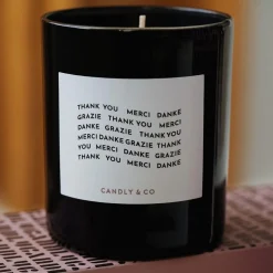 Candly & Co Lys & Duftlys * No. 7 Candle, Thank you merci grazie