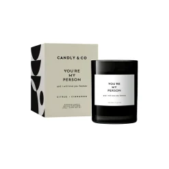 Candly & Co Lys & Duftlys * No. 3 Candle, You are my person and I will love you forever