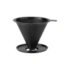 Stelton Kaffe- & Teudstyr * Nohr slow brew kaffetragt med filter, black metallic