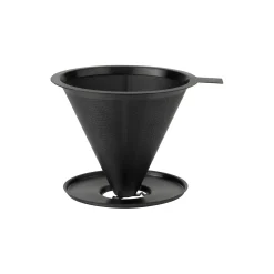 Stelton Kaffe- & Teudstyr * Nohr slow brew kaffetragt med filter, black metallic