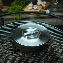 Fiskars Gryder & Pander * Norden Grill støbejernsgryde med låg Ø 30 cm