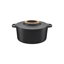 Fiskars Gryder & Pander * Norden støbejernsgryde 6 L, black