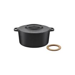 Fiskars Gryder & Pander * Norden støbejernsgryde 6 L, black