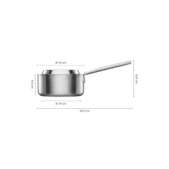 Fiskars Gryder & Pander * Norden Steel kasserolle med låg 1,8 L