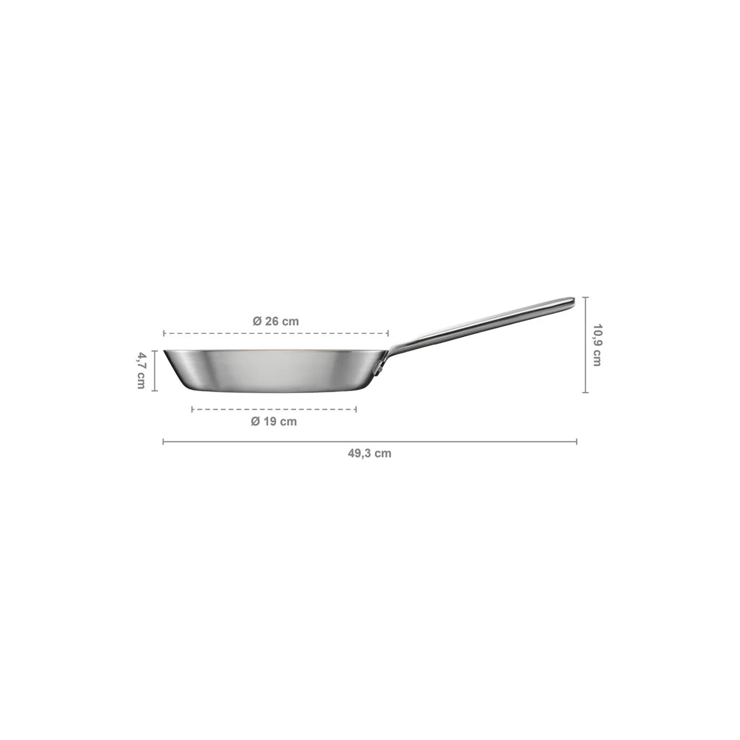 Fiskars Gryder & Pander * Norden Steel stegepande Ø 26 cm