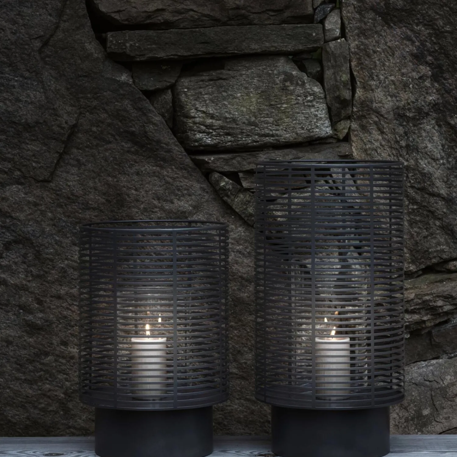 Blomus Lysestager-OLEA Outdoor Lantern, gunmetal