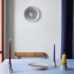 Bjørn Wiinblad Skåle, Bakker & Fade * Olga Fad, blå