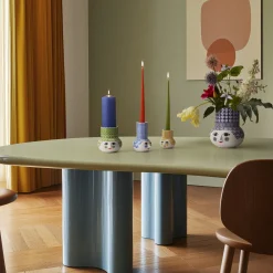 Bjørn Wiinblad Lysestager-Olga Lysestage, grøn