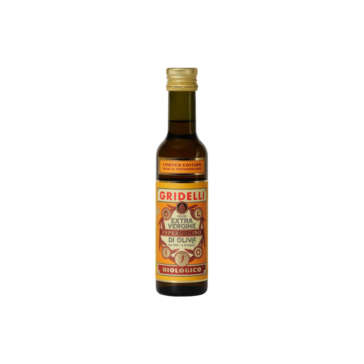 Gridelli Delikatesser-Olivenolie - Chili