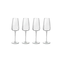 Luigi Bormioli Glas * Optica champagneglas 4 stk.