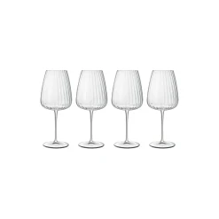 Luigi Bormioli Glas-Optica rødvinsglas Bordeaux 4 stk.