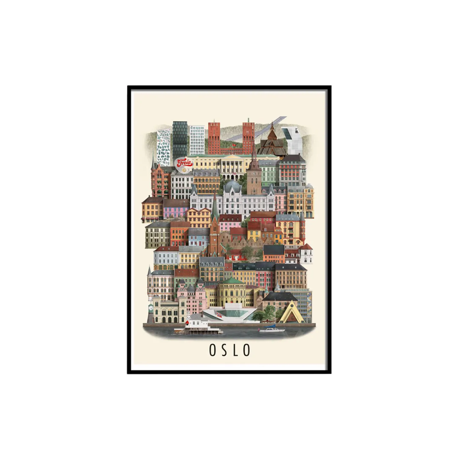 Martin Schwartz Plakater & Rammer-Oslo plakat
