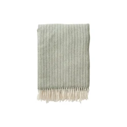 Klippan Yllefabrik Plaider-Otis RWS plaid, dusty green