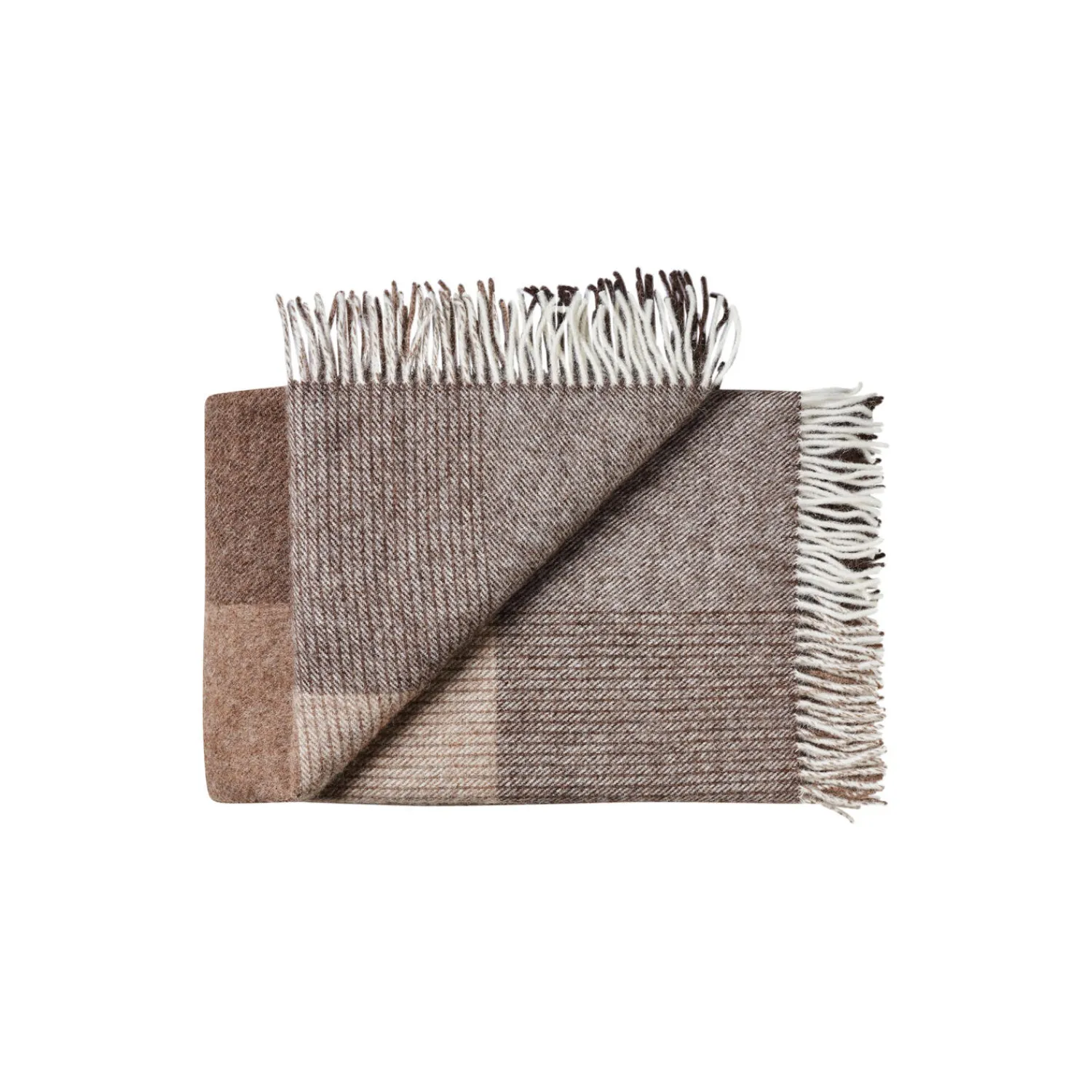 Silkeborg Uldspinderi Plaider-Oxford plaid, 05104 shades brown