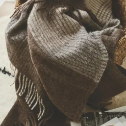 Silkeborg Uldspinderi Plaider-Oxford plaid, 05104 shades brown