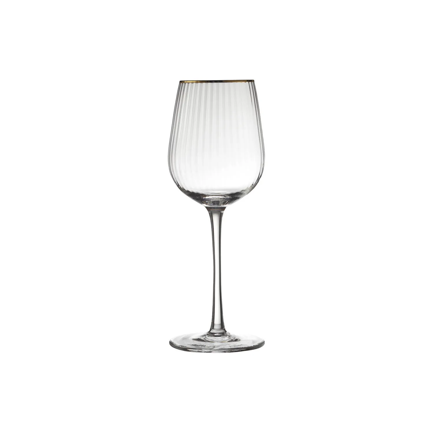 Lyngby Glas Glas-Palermo Gold hvidvinsglas 4 stk.