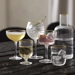 Lyngby Glas Glas * Palermo Gold tumbler 4 stk.