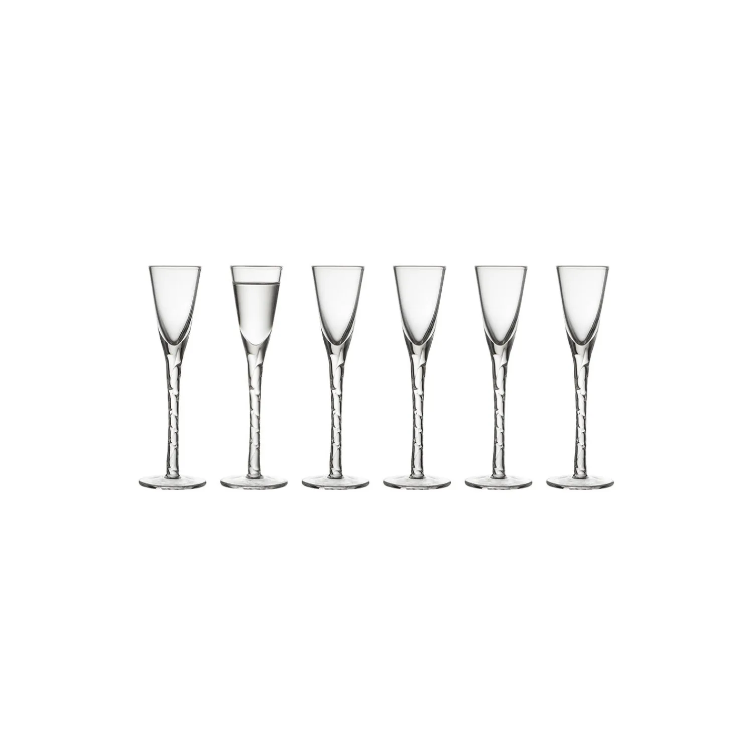Lyngby Glas Glas * Paris snapseglas 6 stk.