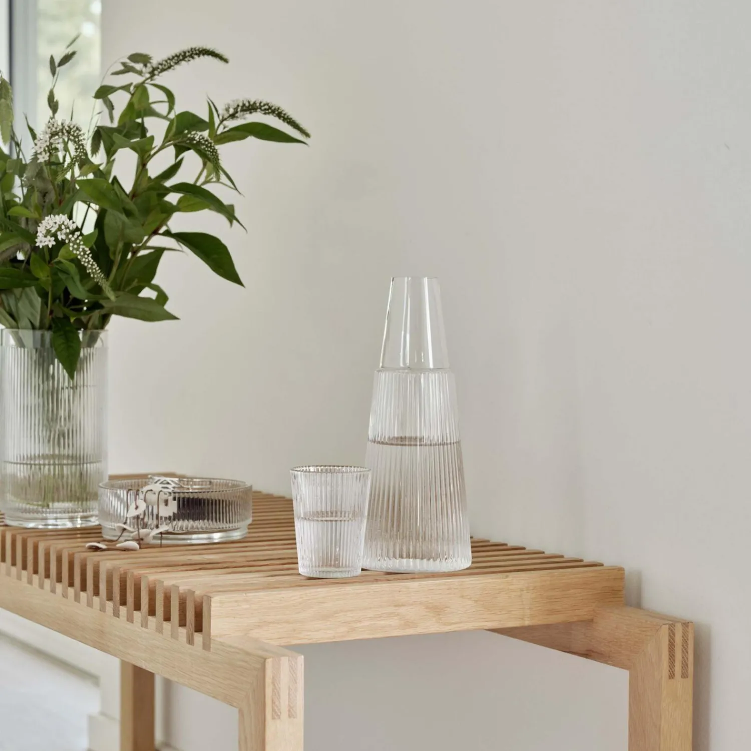 Stelton Kander & Karafler * Pilastro karaffel med glas