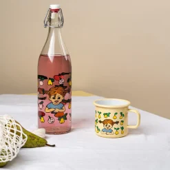 Muurla Kander & Karafler * Pippi glasflaske frugter
