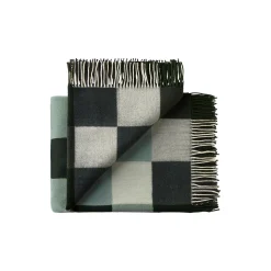 Silkeborg Uldspinderi Plaider-Plain Beat plaid, 01223 dark greens