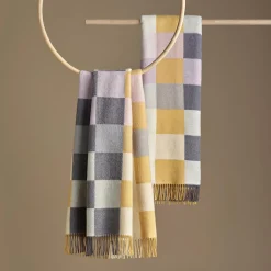 Silkeborg Uldspinderi Plaider-Plain Beat plaid, 01221 honey rose